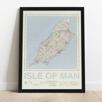 Personalised Isle Of Man Map Print Isle Of Man Gift, 3 of 9