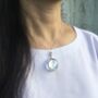 Personalized Round Photo Locket Necklace For Pictures, thumbnail 5 of 12