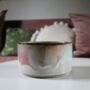 Handmade Melted Effect Ceramic Bowl, thumbnail 1 of 3