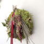 Dried Moss Wreath With Swag, thumbnail 4 of 4