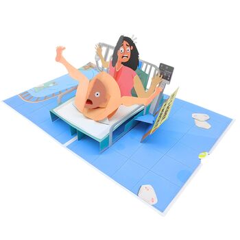 'Sorry Mum' Cheeky Pop Up Mother's Day Card With Funny 3D Birth, 8 of 10