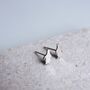 Sterling Silver Penguin Stud Earrings, thumbnail 3 of 6