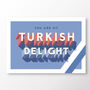 Blackburn Rovers 'Turkish Delight' Poster, thumbnail 2 of 7