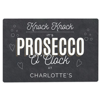 Personalised Prosecco O'clock Metal Sign, 3 of 3