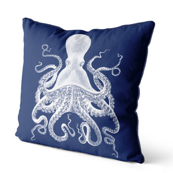 Blue Octopus Cushion, Multi Colours Available, 4 of 8
