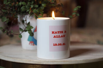 Personalised Lobster Ceramic Candle, 2 of 5