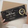 Personalised Concert Ticket Gift Voucher Scratch Reveal, thumbnail 1 of 9