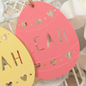 Personalised Pastel Acrylic Easter Decoration, 2 of 6