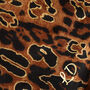 Personalised Leopard Spot Gold Foil Print Scarf, thumbnail 8 of 12