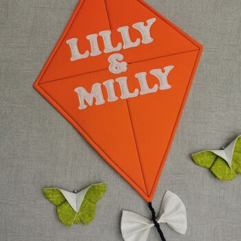 Vibrant Newborn Twins Nursery Decor, Lets Go Fly A Kite, 11 of 12