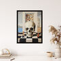 Make Your Move Gothic Skull Chess Player Wall Art Print, thumbnail 4 of 6