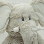 Elephant Soft Toy With Engraved Heart Keepsake, thumbnail 3 of 6