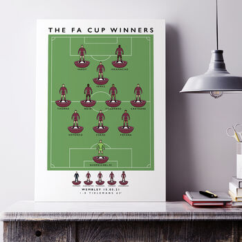 Leicester City Fa Cup 2021 Poster, 4 of 8