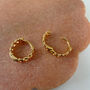 Chain Huggie Hoops, thumbnail 3 of 4