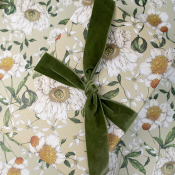 Botanical Gift Wrap 'Spring Blossom', 2 of 4