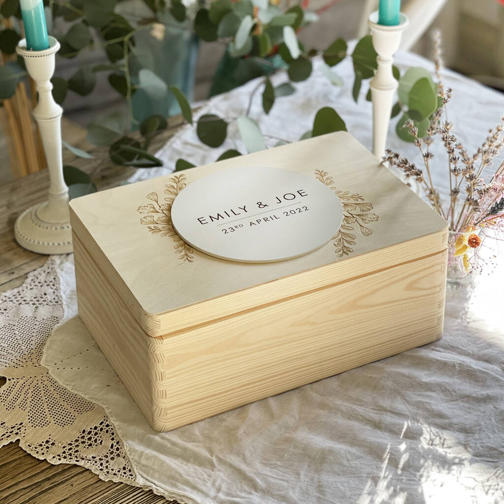Wedding Memory Keepsake Box, 1 of 3