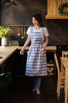 Retro Artist Apron | Crossback Pinafore For Makers, 12 of 12