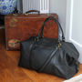 Personalised Supersize Leather Holdall, thumbnail 3 of 11