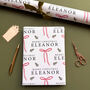 Personalised Botanical Bow Wrapping Paper, thumbnail 1 of 2