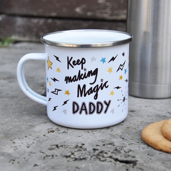 Dad Magic Enamel Mug, 4 of 5