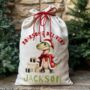 Personalised Christmas Sack Dinosaur Design, thumbnail 4 of 5