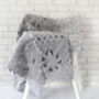 Luxury Crochet Soft Lambswool Lace Throw Kit, thumbnail 3 of 7