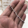 Silver Garnet January Birthstone Bracelet, thumbnail 7 of 12