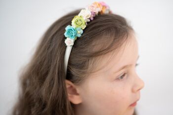 Pastel Flower Headband, 3 of 4