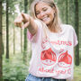 Chestnuts About You Women's Valentine's Day T Shirt, thumbnail 2 of 3