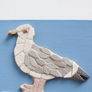 Handmade Mosaic Mirror Coastal Birds, 2 of 5