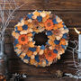 Kingsbridge Floral Halloween Wreath, thumbnail 1 of 4