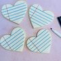 Father's Day Love Heart Gift Note Biscuit Gift, thumbnail 4 of 6