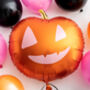 Halloween Pumpkin Shaped Foil Balloon, thumbnail 2 of 10