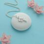 Petite Zircon Cross Star Necklace, thumbnail 1 of 2