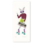 The Roller Bunny | Silkscreen Print, thumbnail 2 of 5