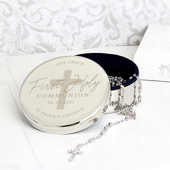 First Holy Communion Trinket And Rosary Beads Set, 3 of 4