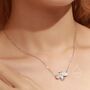 Sterling Silver Little Honey Bee Necklace, thumbnail 5 of 11