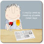 Reading Glasses Boy Coaster | Gift For Him, thumbnail 2 of 2