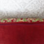 Red Claret Pimpernel William Morris 18' Cushion Cover, thumbnail 2 of 6