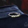 Sterling Silver Natural Peridot Half Infinity Ring, thumbnail 1 of 12