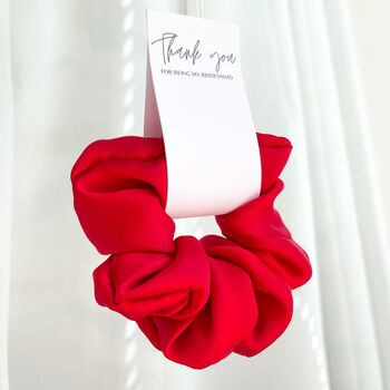 Bridesmaid Thank You Gift Scrunchie, 5 of 5