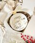 First Christmas As Mr And Mrs Ceramic Bauble, thumbnail 1 of 3