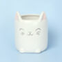 G Decor Cat Ceramic Planter, thumbnail 3 of 4