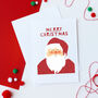 Merry Christmas Santa Card, thumbnail 1 of 3