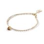 Leopard Jasper Gold And Silk Bracelet, thumbnail 3 of 6