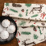 Christmas Reindeer Tea Towel, thumbnail 2 of 5