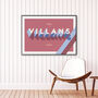 Aston Villa 'The Villans' Poster, thumbnail 1 of 7