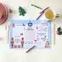 Personalised Christmas Activity Place Mat, thumbnail 2 of 7