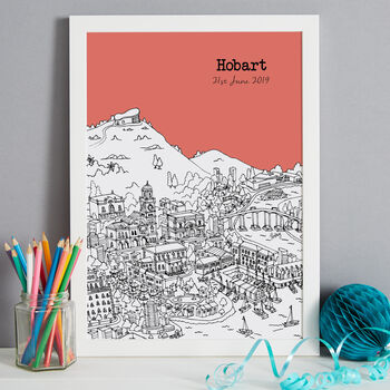 Personalised Hobart Print, 4 of 9