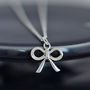Silver Bow Or Bee Necklace, thumbnail 3 of 3